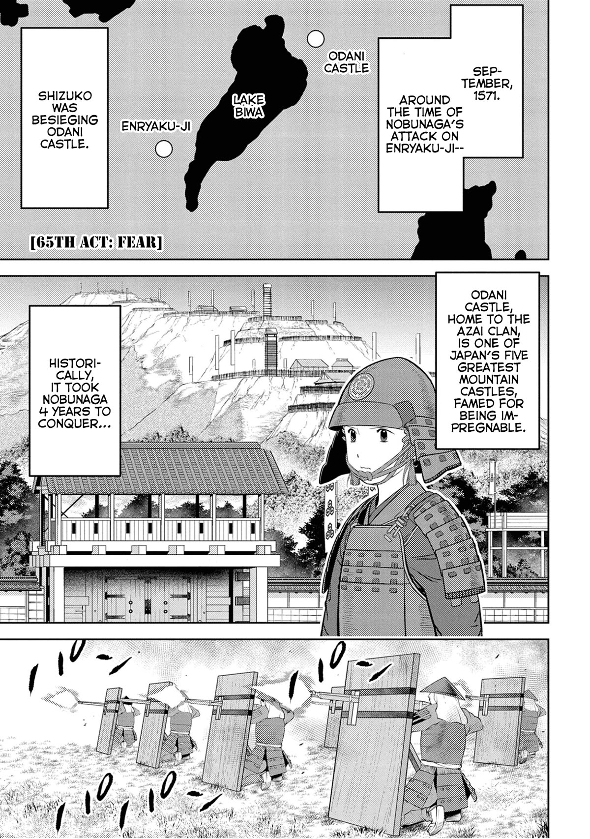 Sengoku Komachi Kuroutan: Noukou Giga chapter 65 page 2