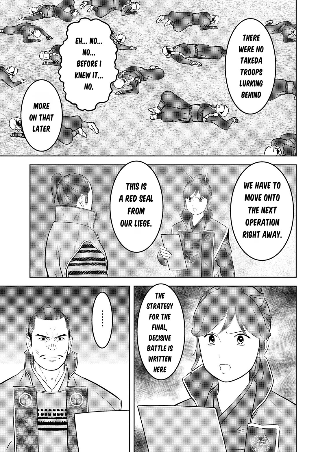 Sengoku Komachi Kuroutan: Noukou Giga chapter 81 page 28