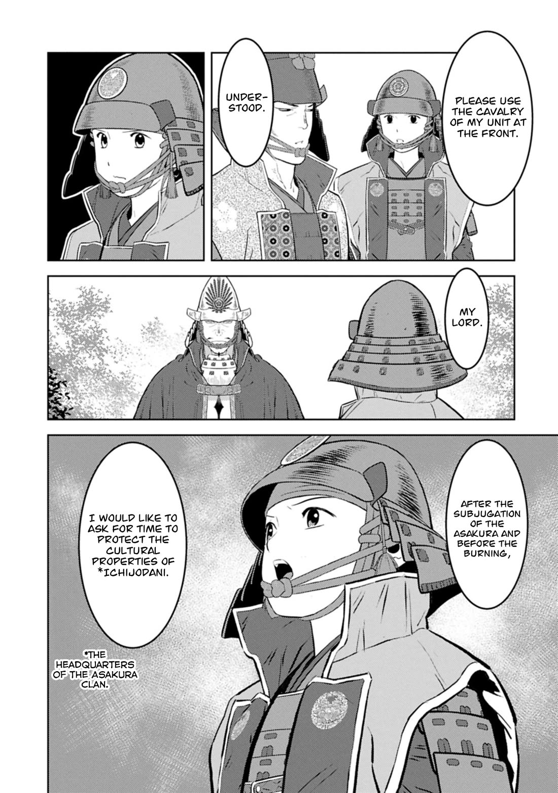 Sengoku Komachi Kuroutan: Noukou Giga chapter 99 page 3