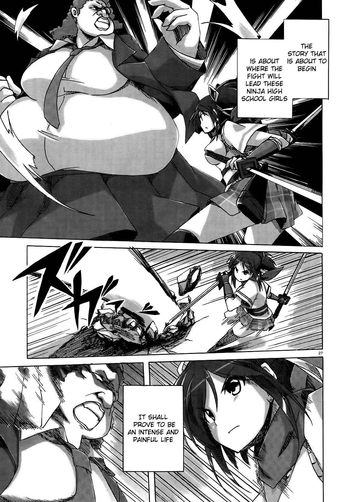 Senran Kagura - Shoujotachi no Shinei chapter 1 page 25