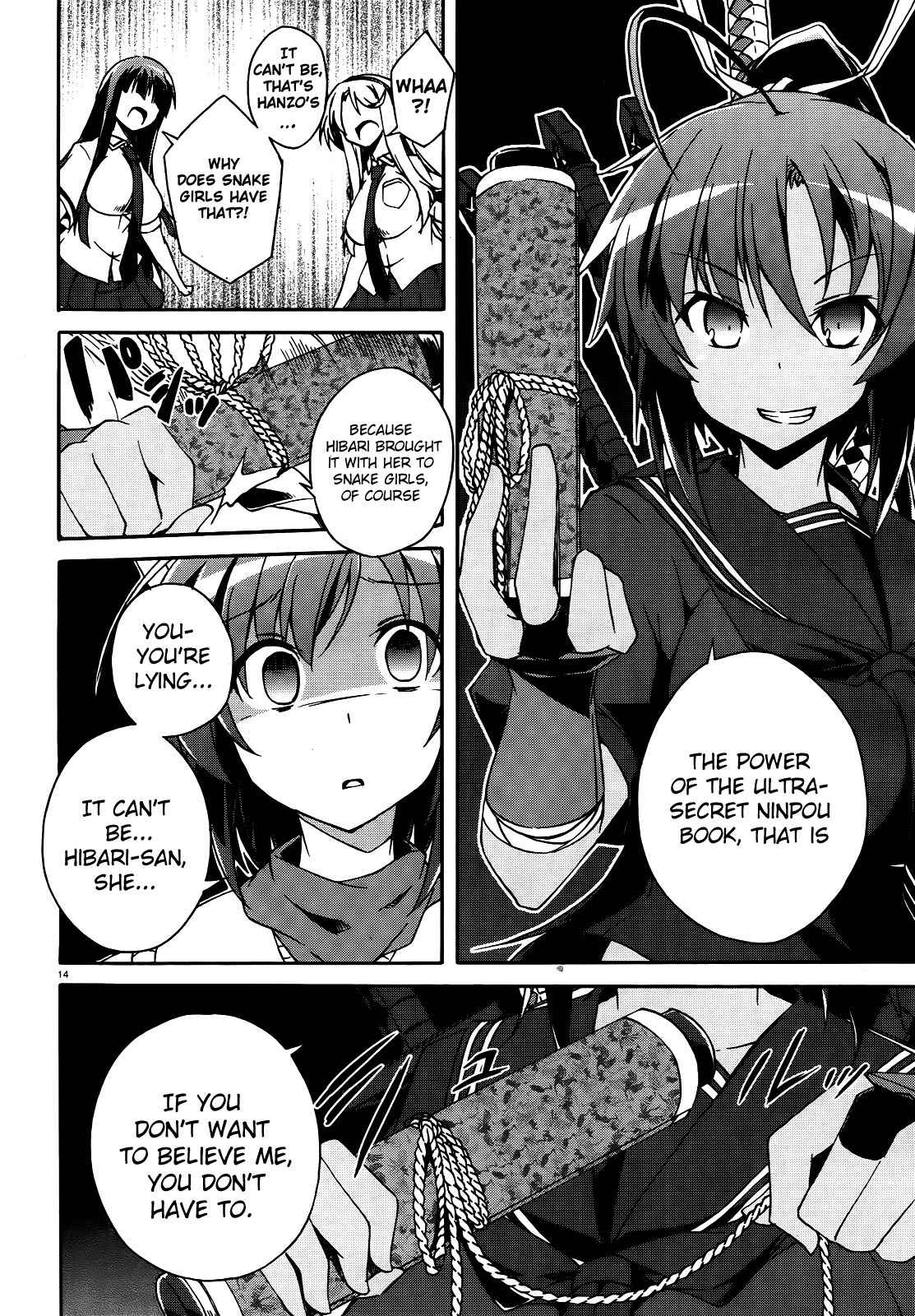 Senran Kagura - Shoujotachi no Shinei chapter 10 page 14