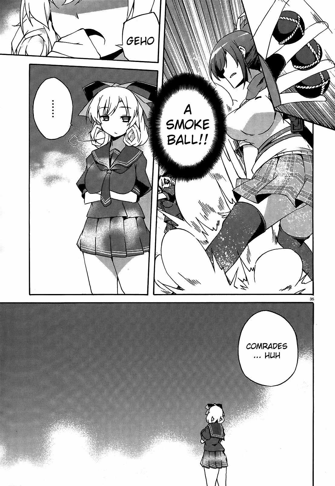 Senran Kagura - Shoujotachi no Shinei chapter 13 page 34