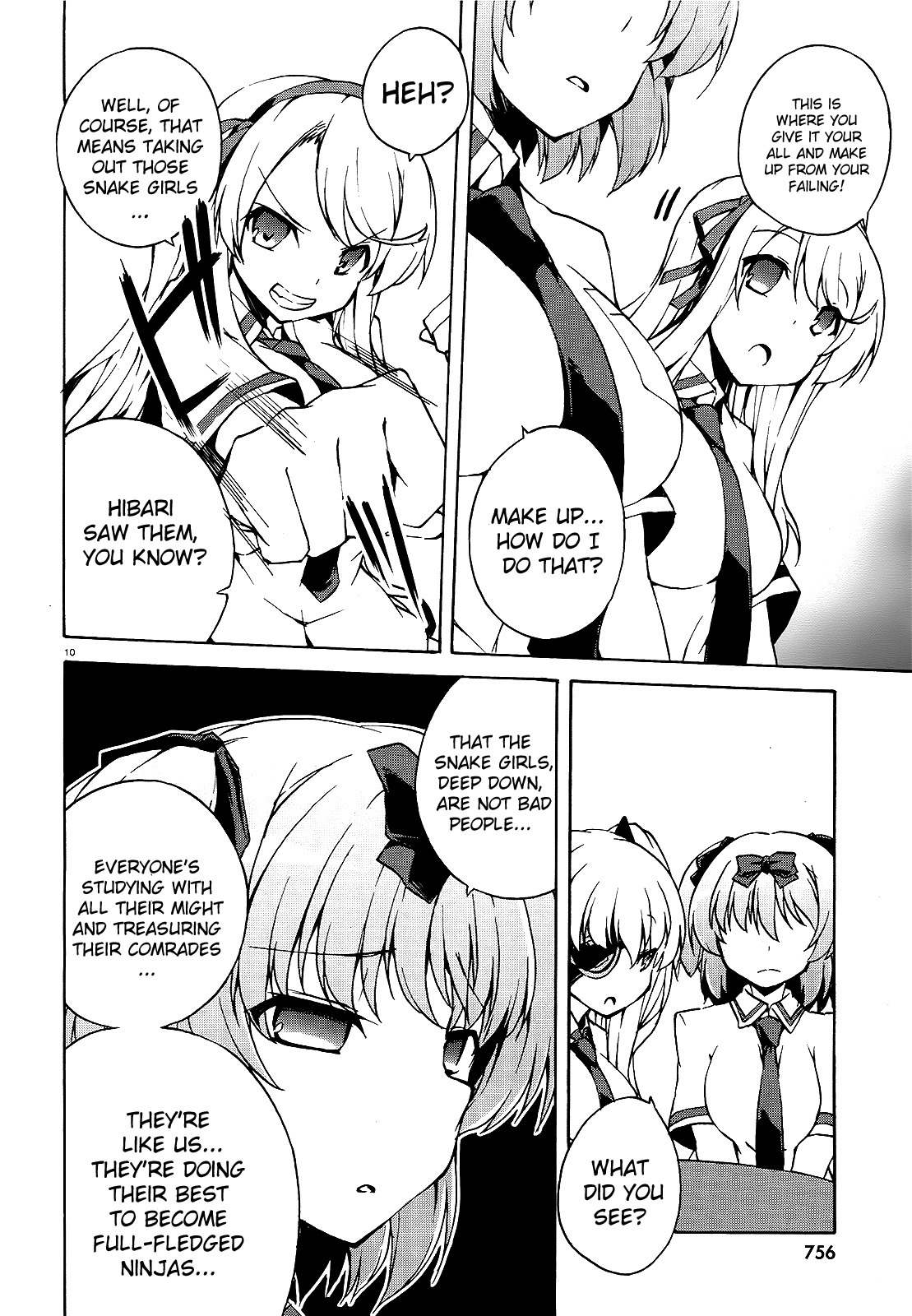 Senran Kagura - Shoujotachi no Shinei chapter 14 page 10