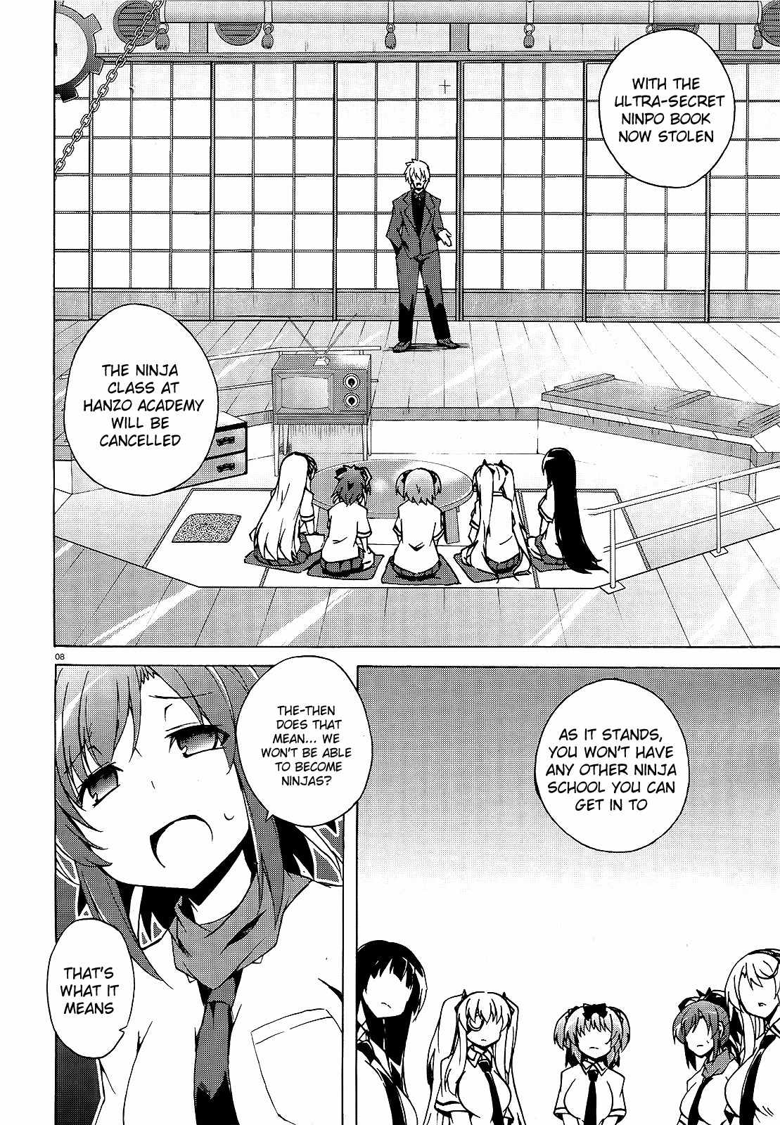 Senran Kagura - Shoujotachi no Shinei chapter 14 page 8