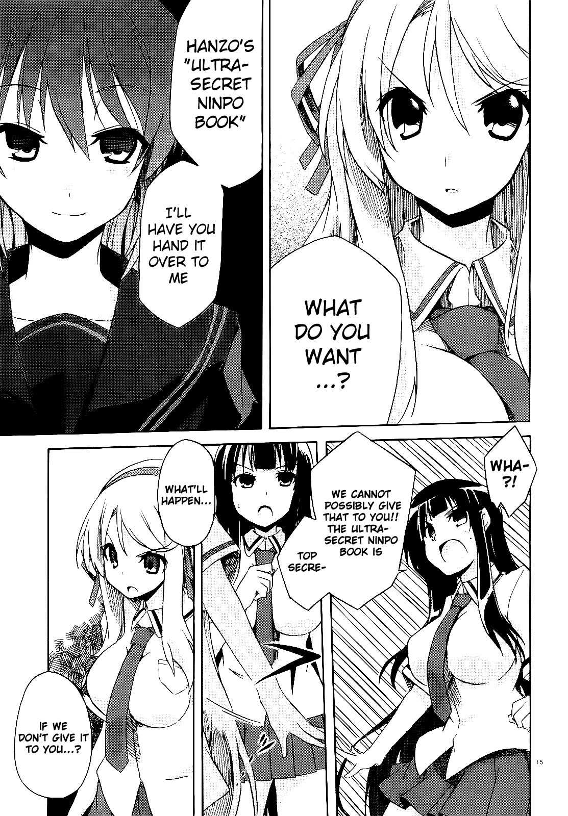 Senran Kagura - Shoujotachi no Shinei chapter 2 page 15