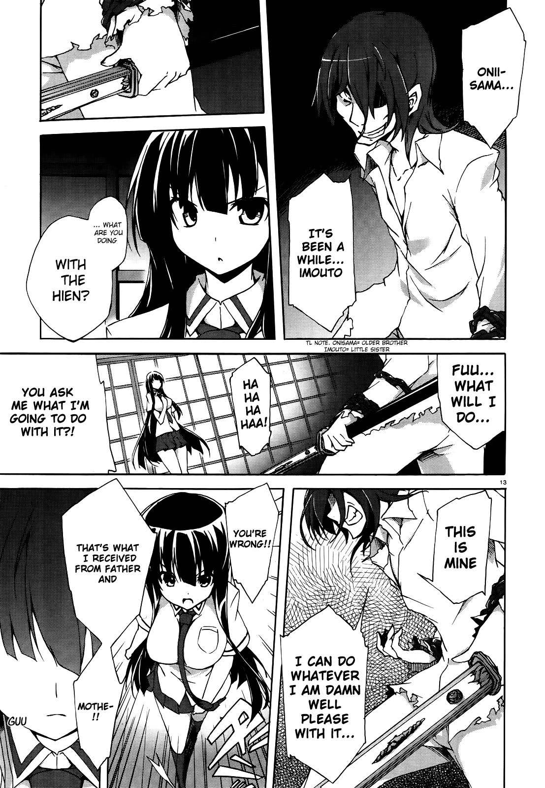 Senran Kagura - Shoujotachi no Shinei chapter 4 page 13