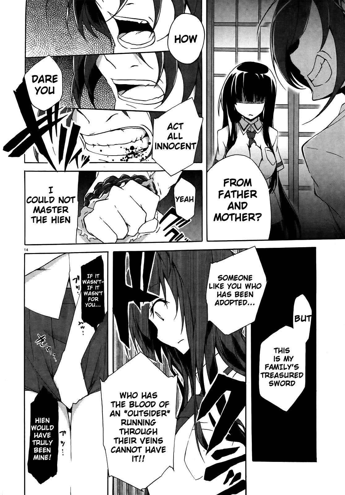 Senran Kagura - Shoujotachi no Shinei chapter 4 page 14