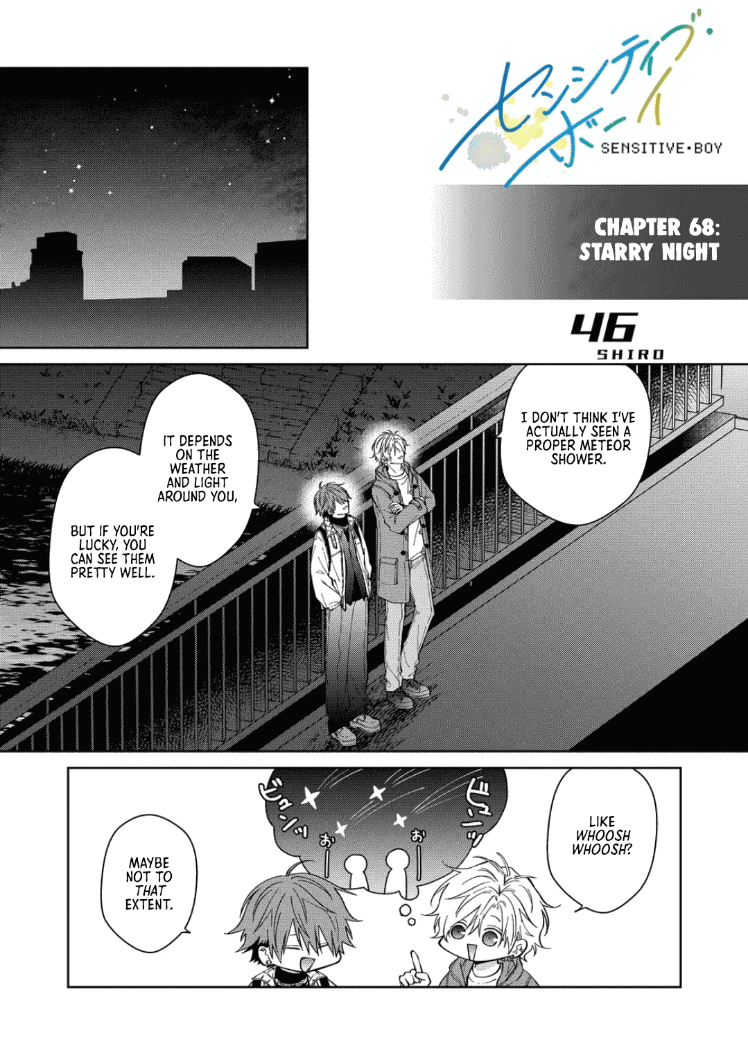 Sensitive Boy chapter 68 page 1