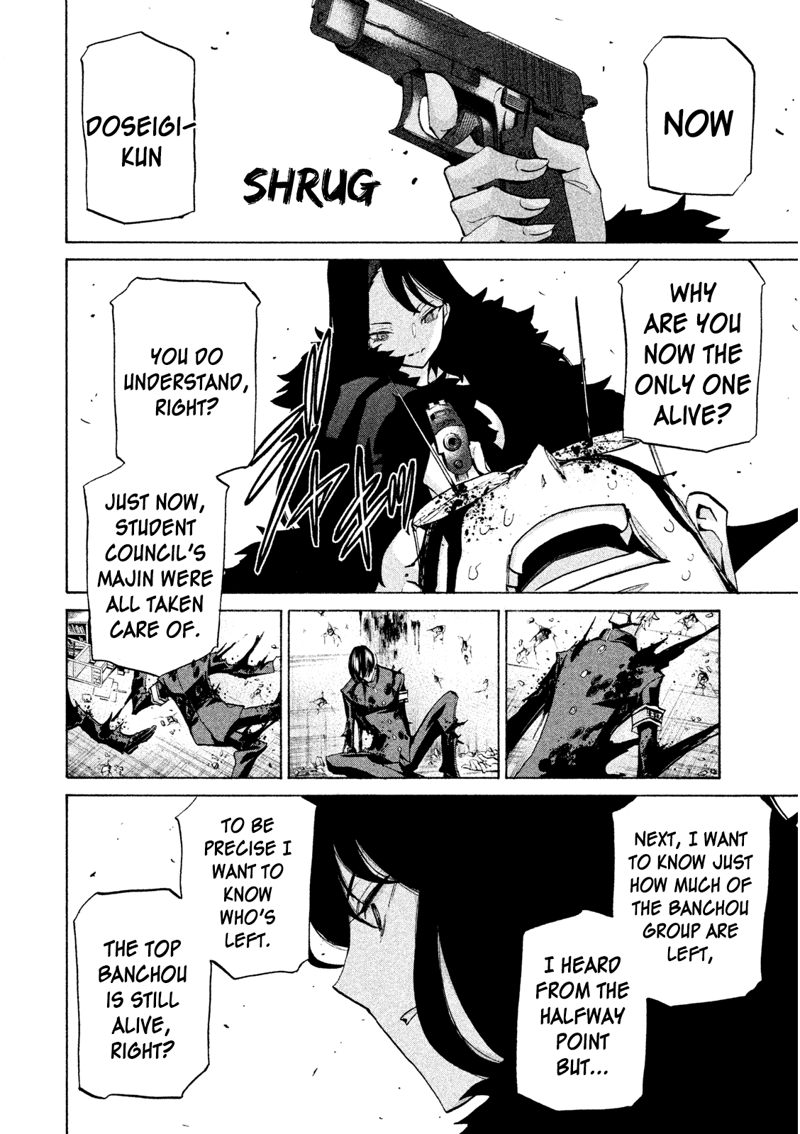 Sentou Hakai Gakuen Dangerosu chapter 34 page 28