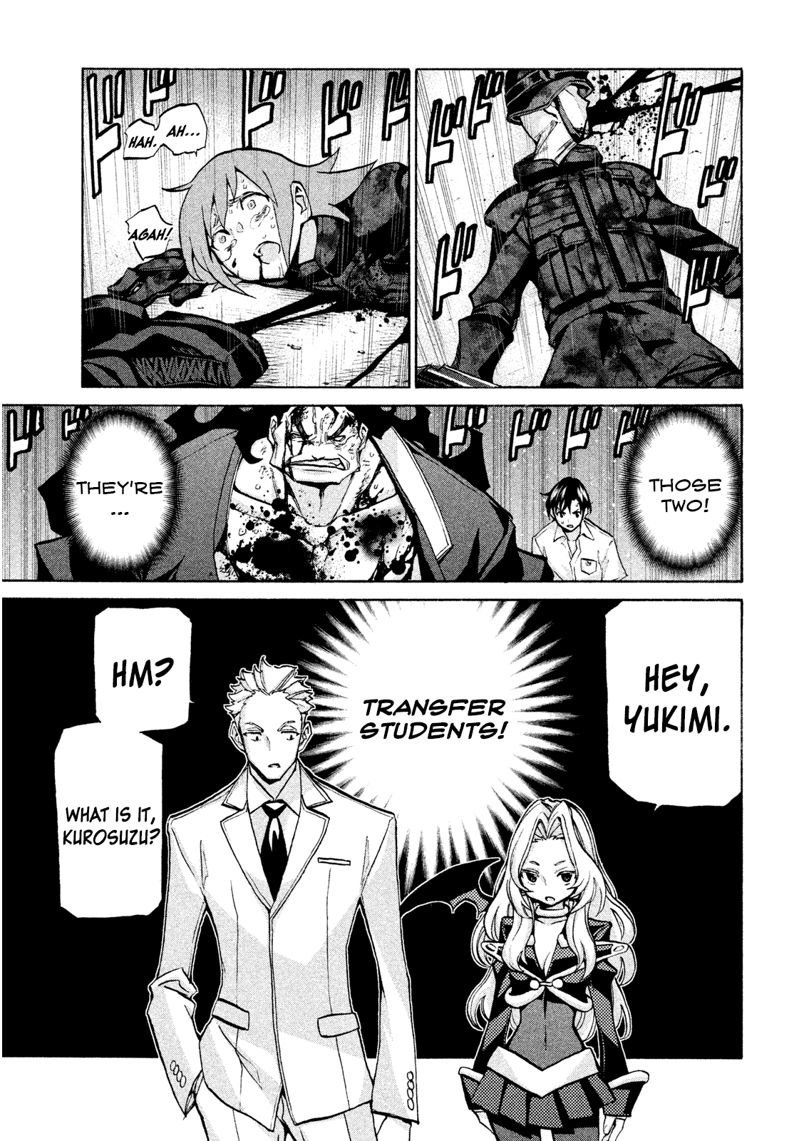 Sentou Hakai Gakuen Dangerosu chapter 36 page 1