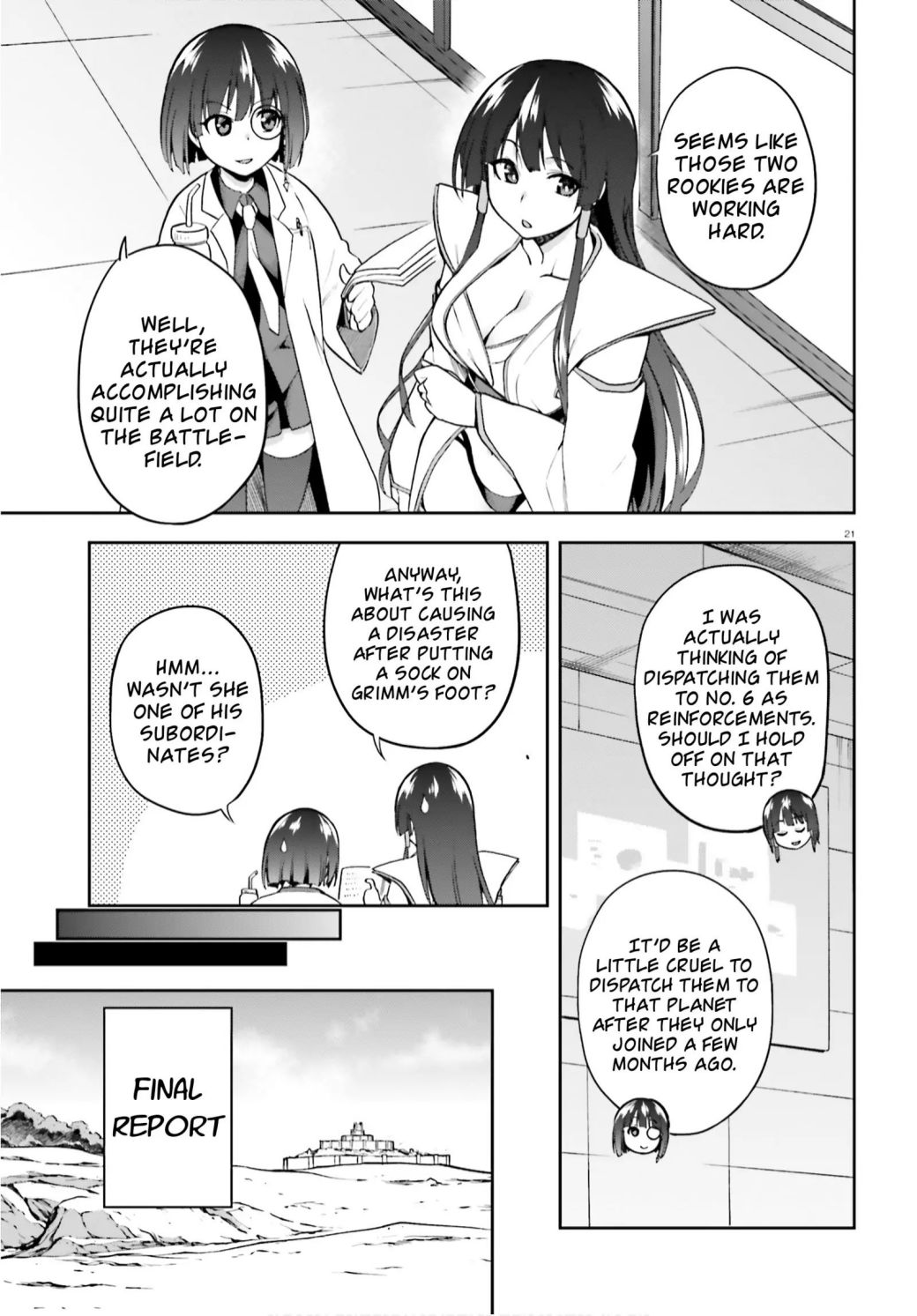 Sentouin, Hakenshimasu! chapter 27 page 21