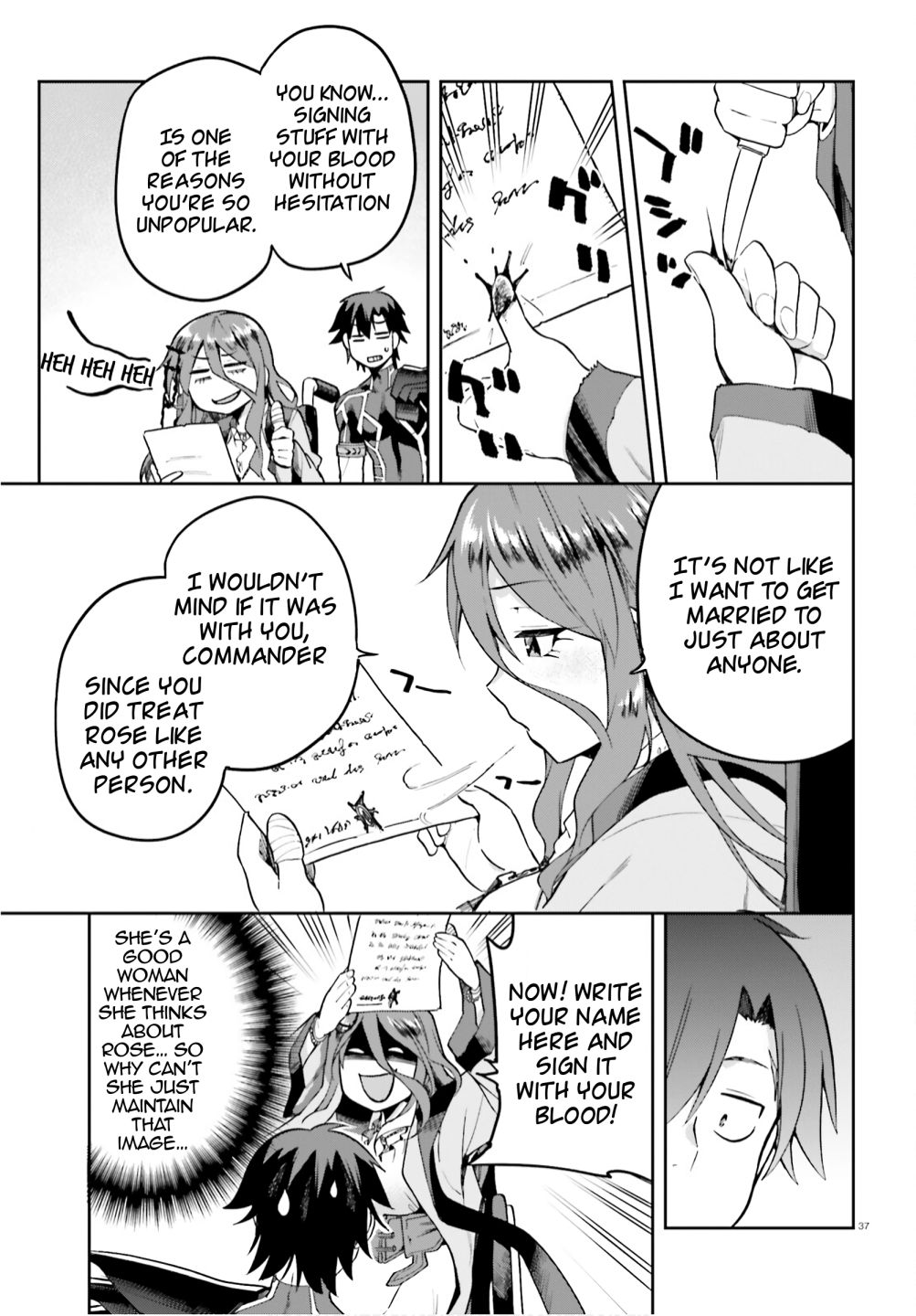 Sentouin, Hakenshimasu! chapter 35 page 36