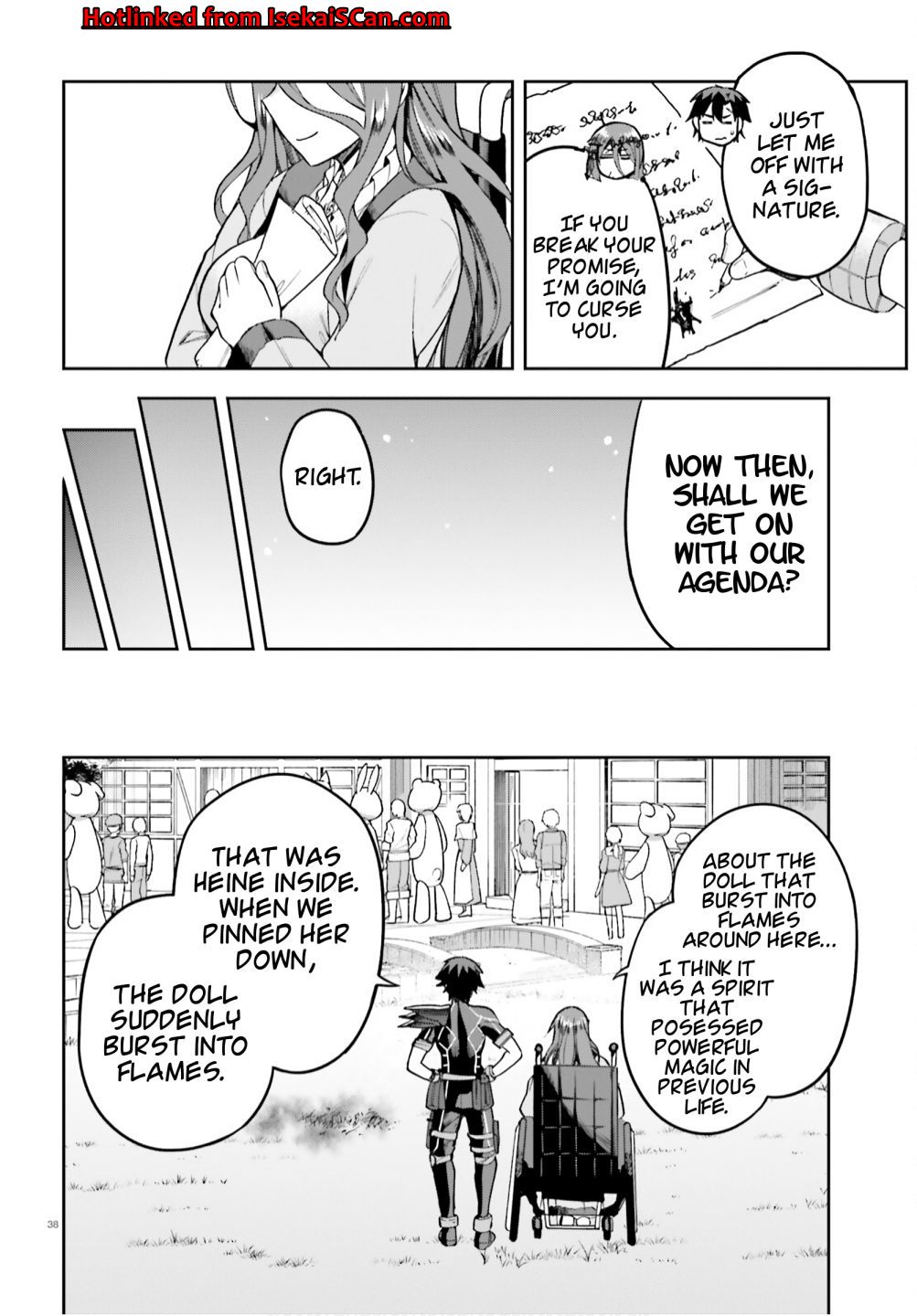 Sentouin, Hakenshimasu! chapter 35 page 37