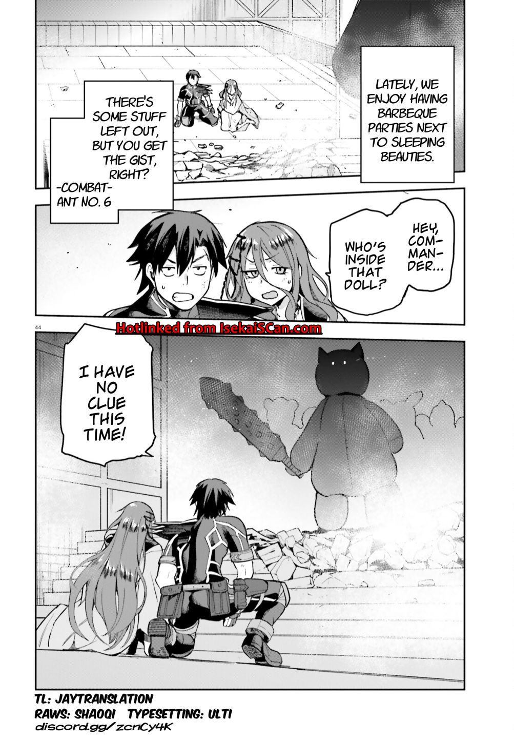 Sentouin, Hakenshimasu! chapter 35 page 43