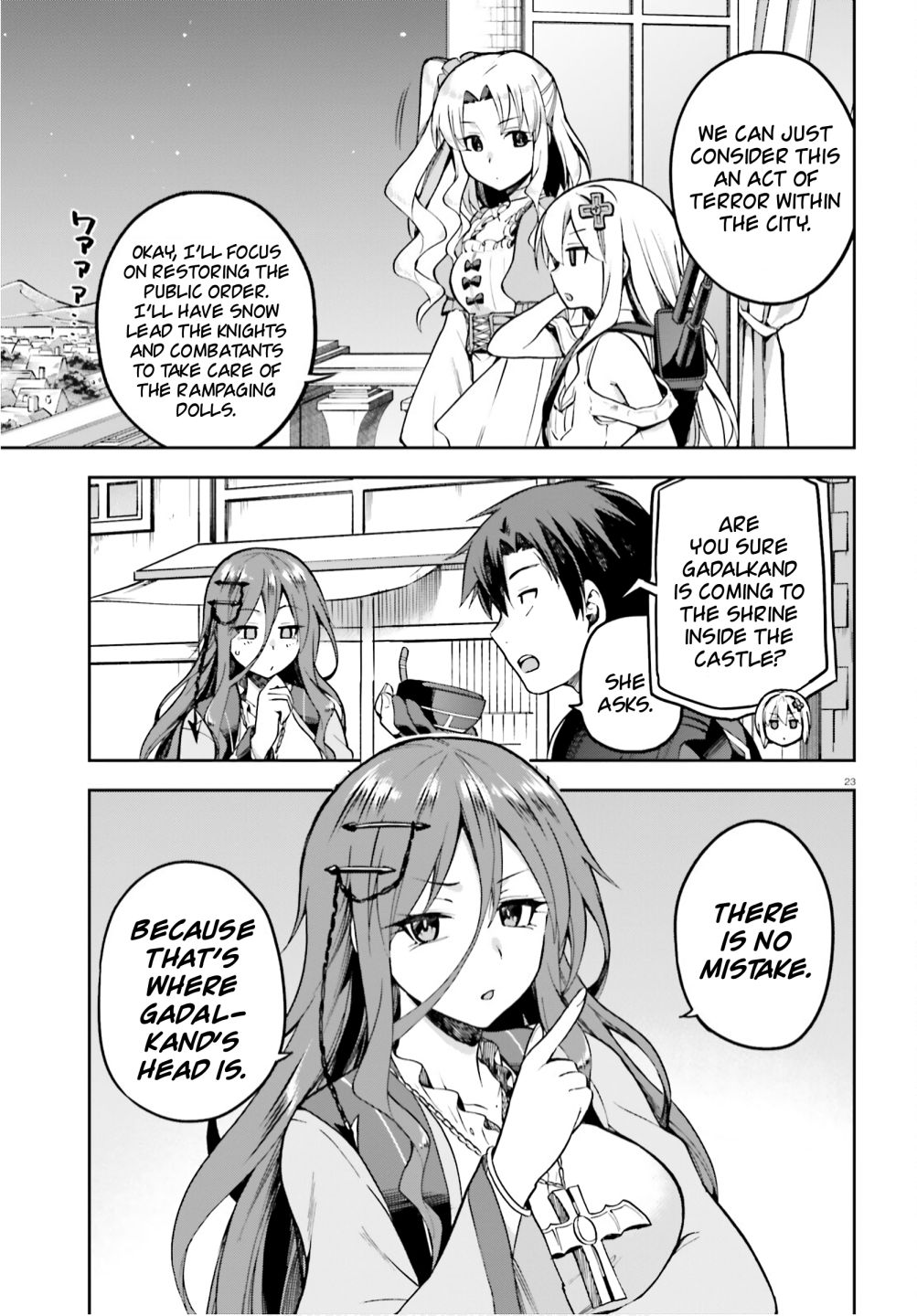 Sentouin, Hakenshimasu! chapter 36 page 22
