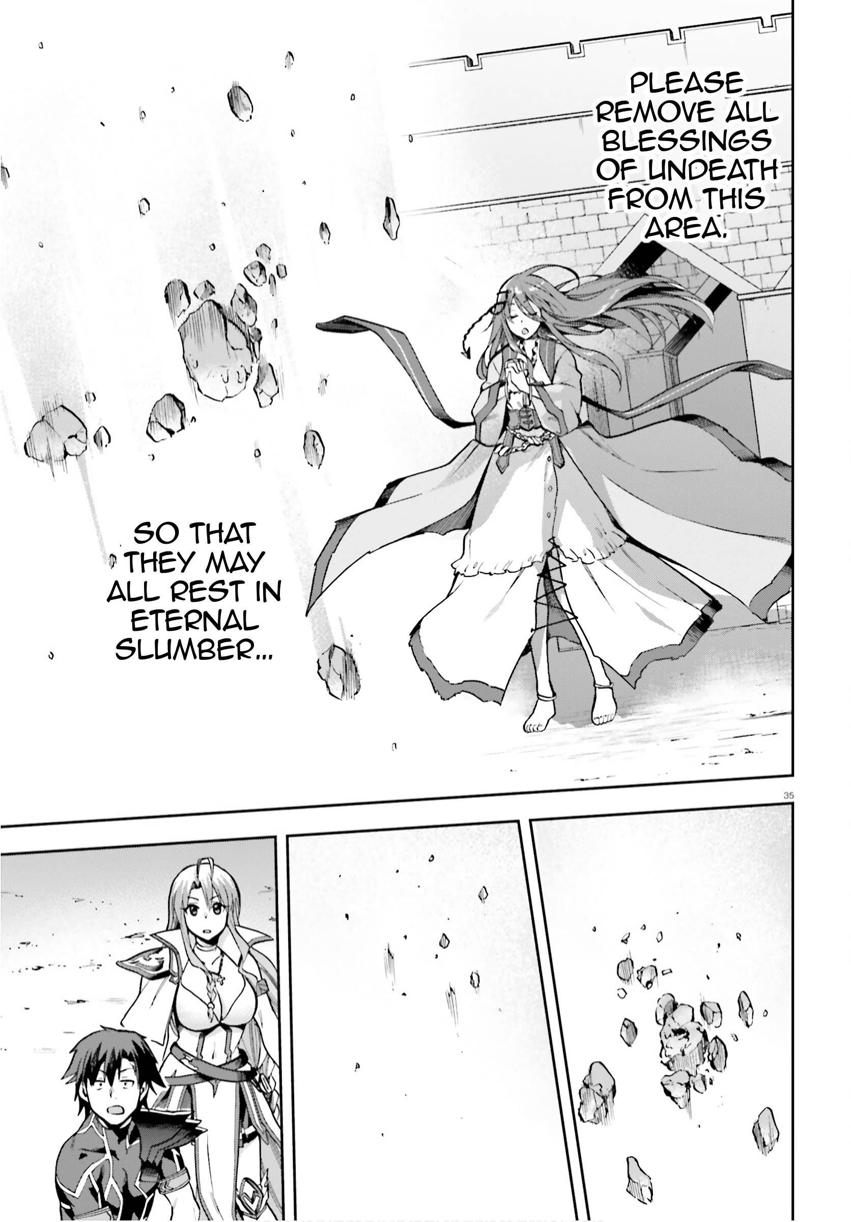 Sentouin, Hakenshimasu! chapter 37 page 34