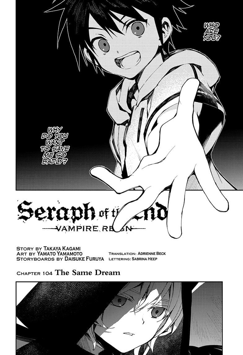 Seraph of the End chapter 104 page 2