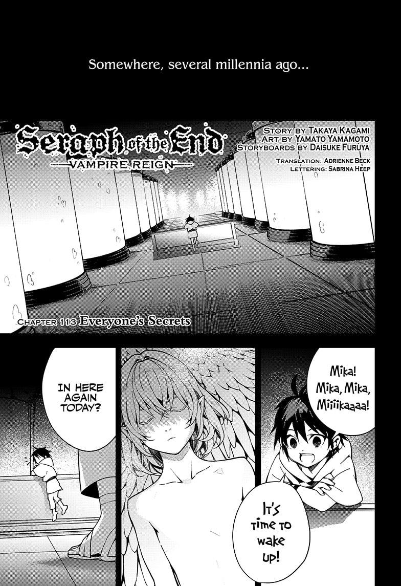 Seraph of the End chapter 113 page 1