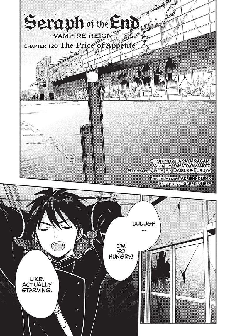 Seraph of the End chapter 120 page 1