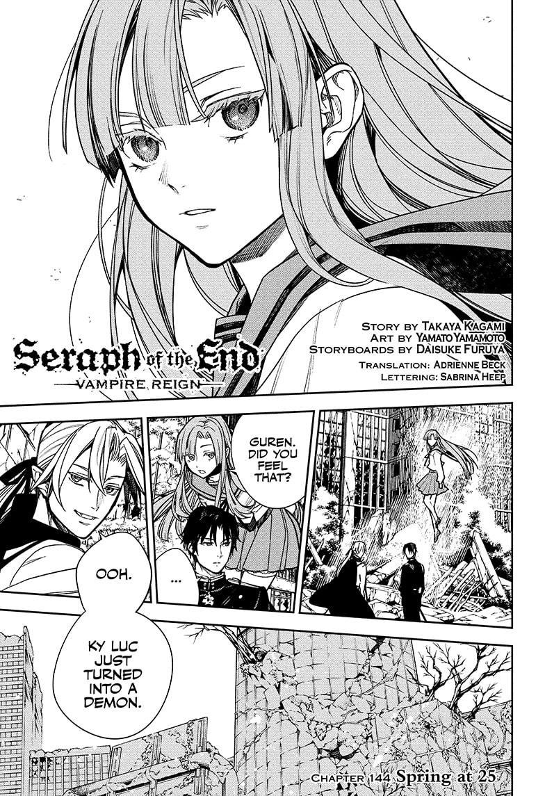 Seraph of the End chapter 144 page 1