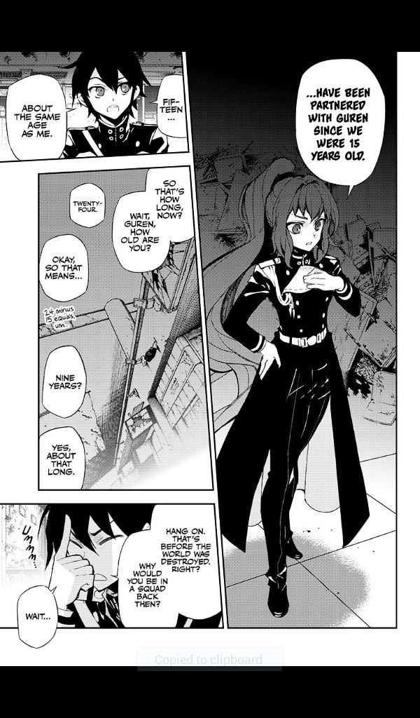 Seraph of the End chapter 25 page 22