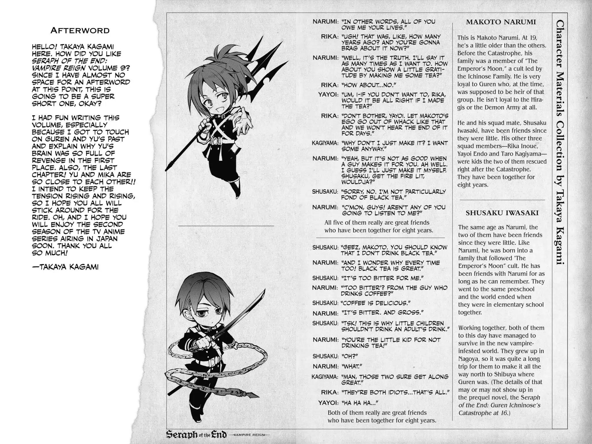 Seraph of the End chapter 34.5 page 28