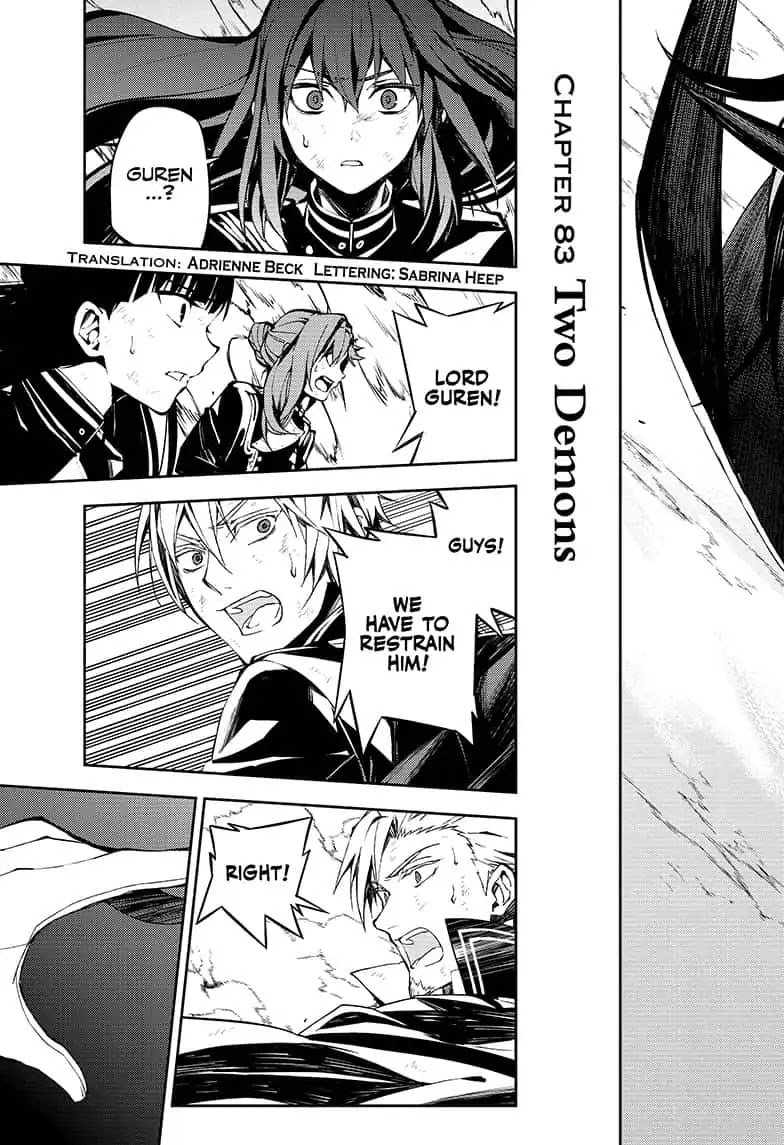 Seraph of the End chapter 83 page 3