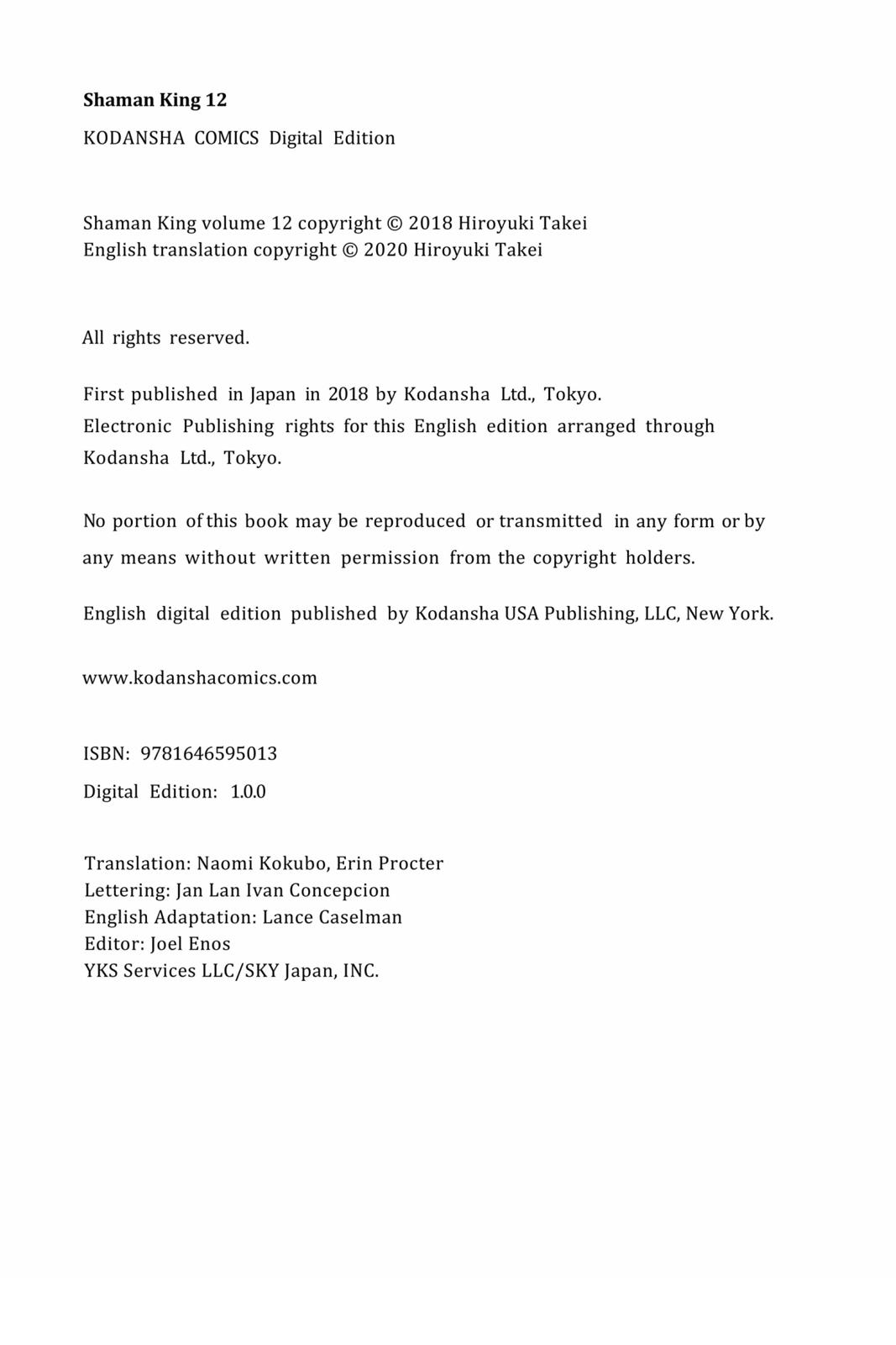 Shaman King chapter 107 page 20