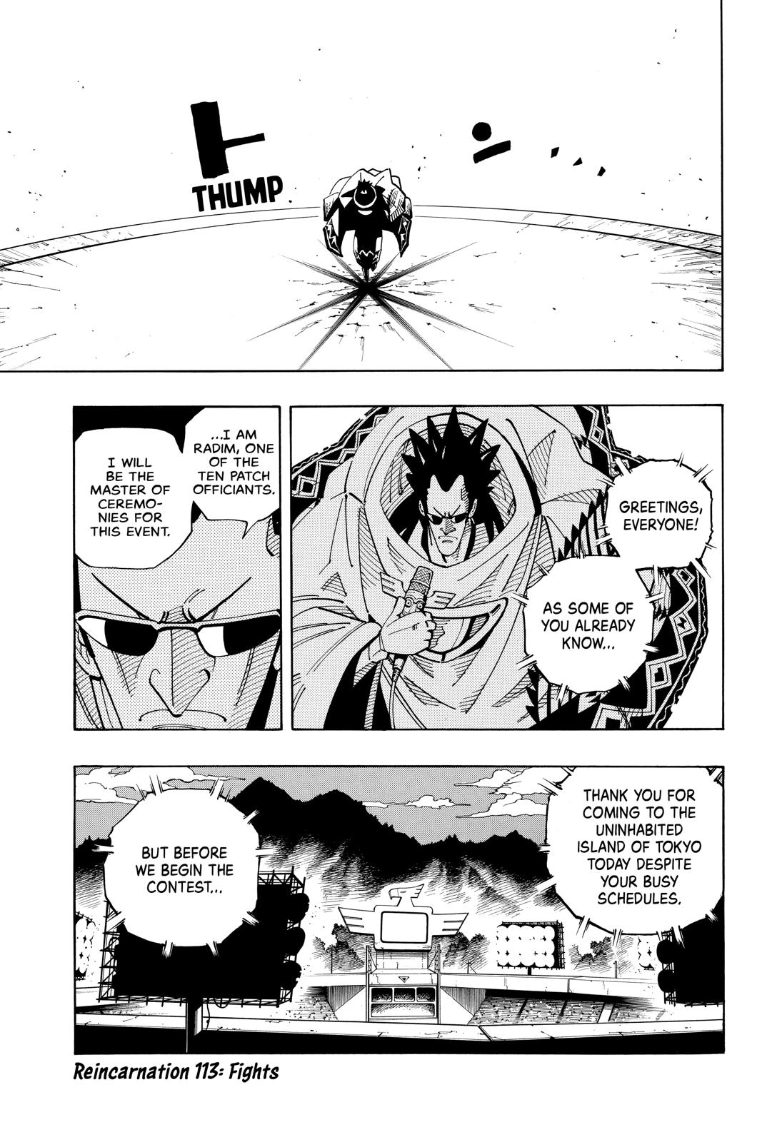 Shaman King chapter 113 page 1