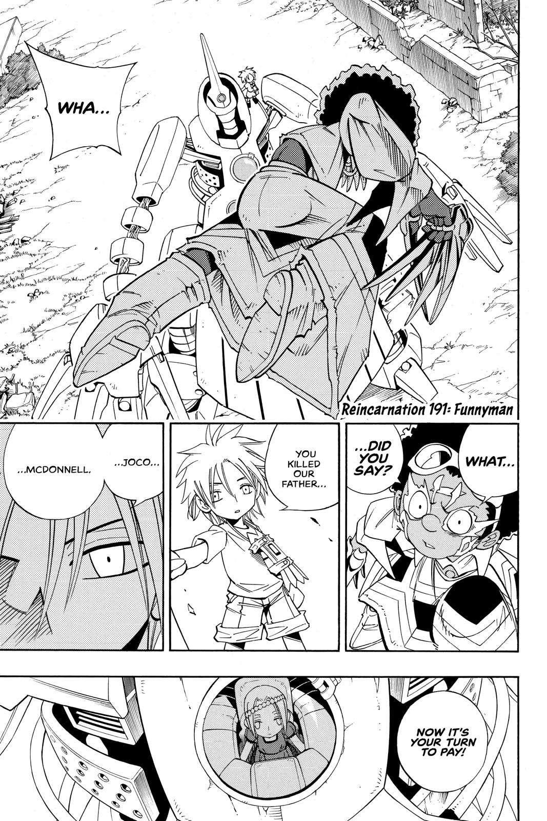 Shaman King chapter 191 page 1