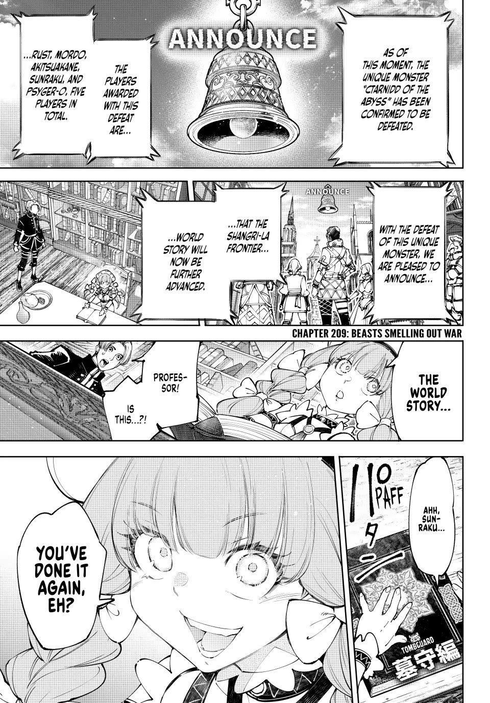 Shangri-La Frontier ~ Kusoge Hunter, Kamige ni Idoman to su~ chapter 209 page 1