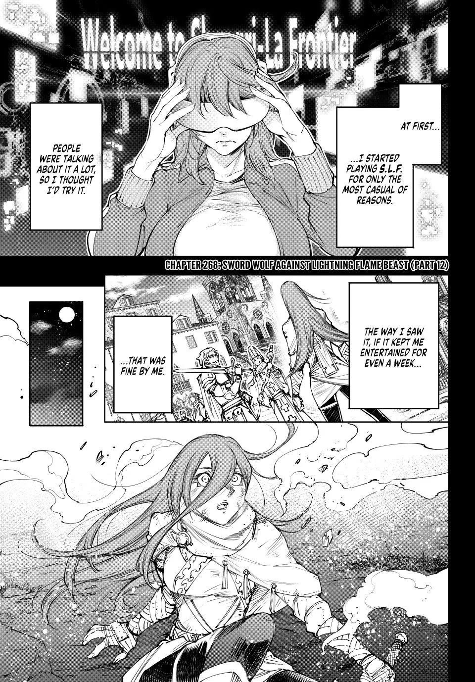 Shangri-La Frontier ~ Kusoge Hunter, Kamige ni Idoman to su~ chapter 268 page 1
