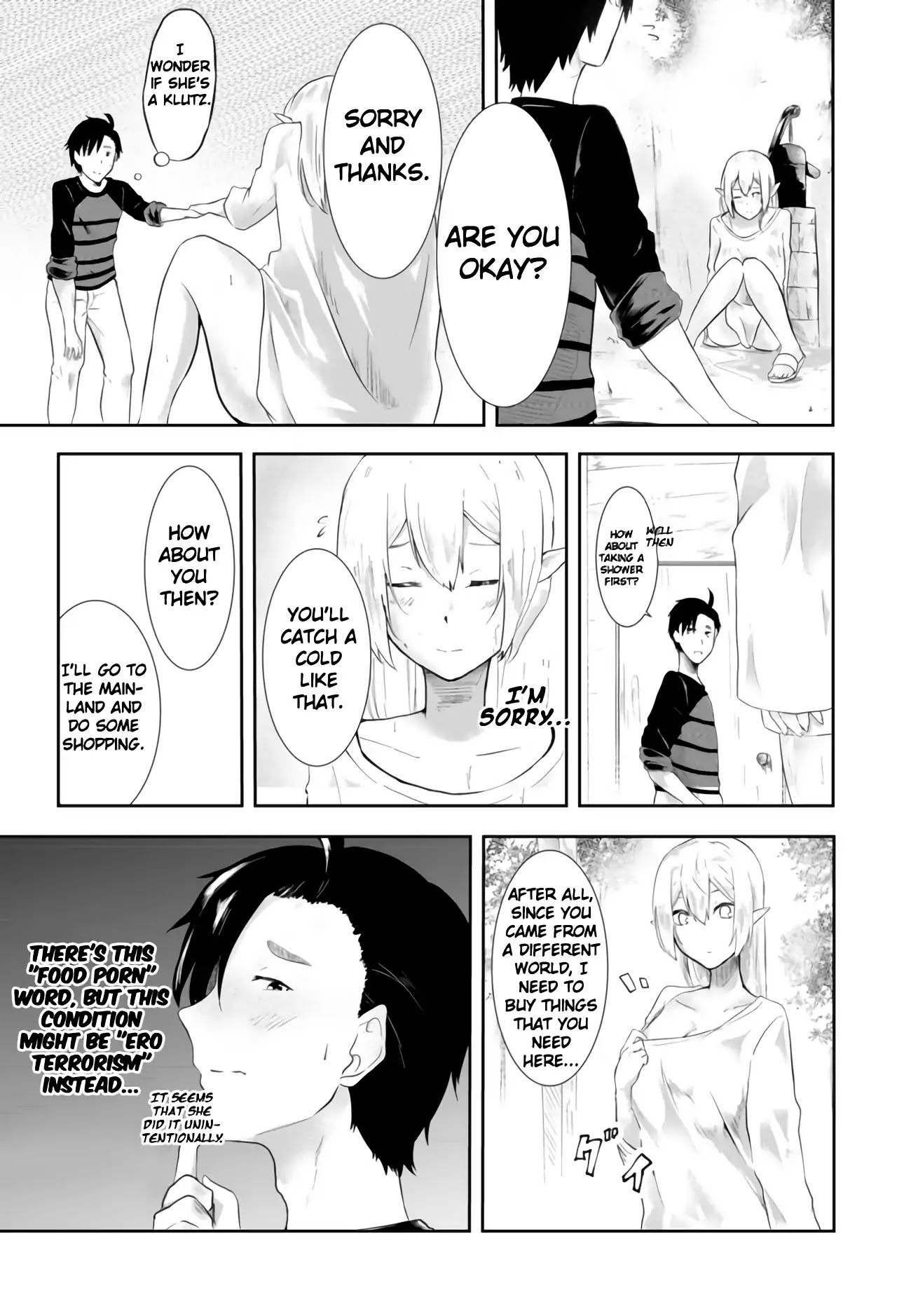 Sharing Life On A Deserted Island With An Elf chapter 1 page 35