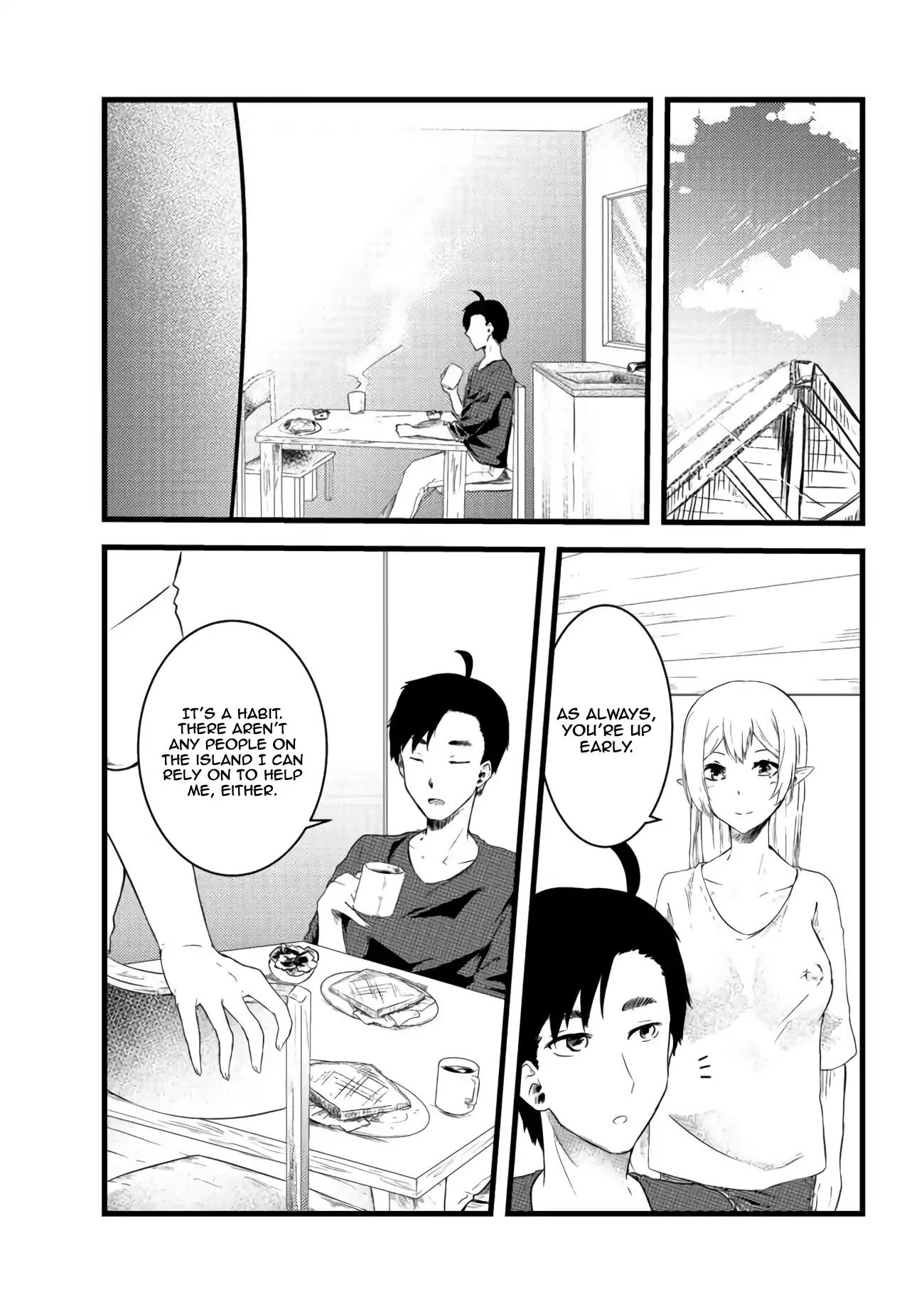 Sharing Life On A Deserted Island With An Elf chapter 3 page 6