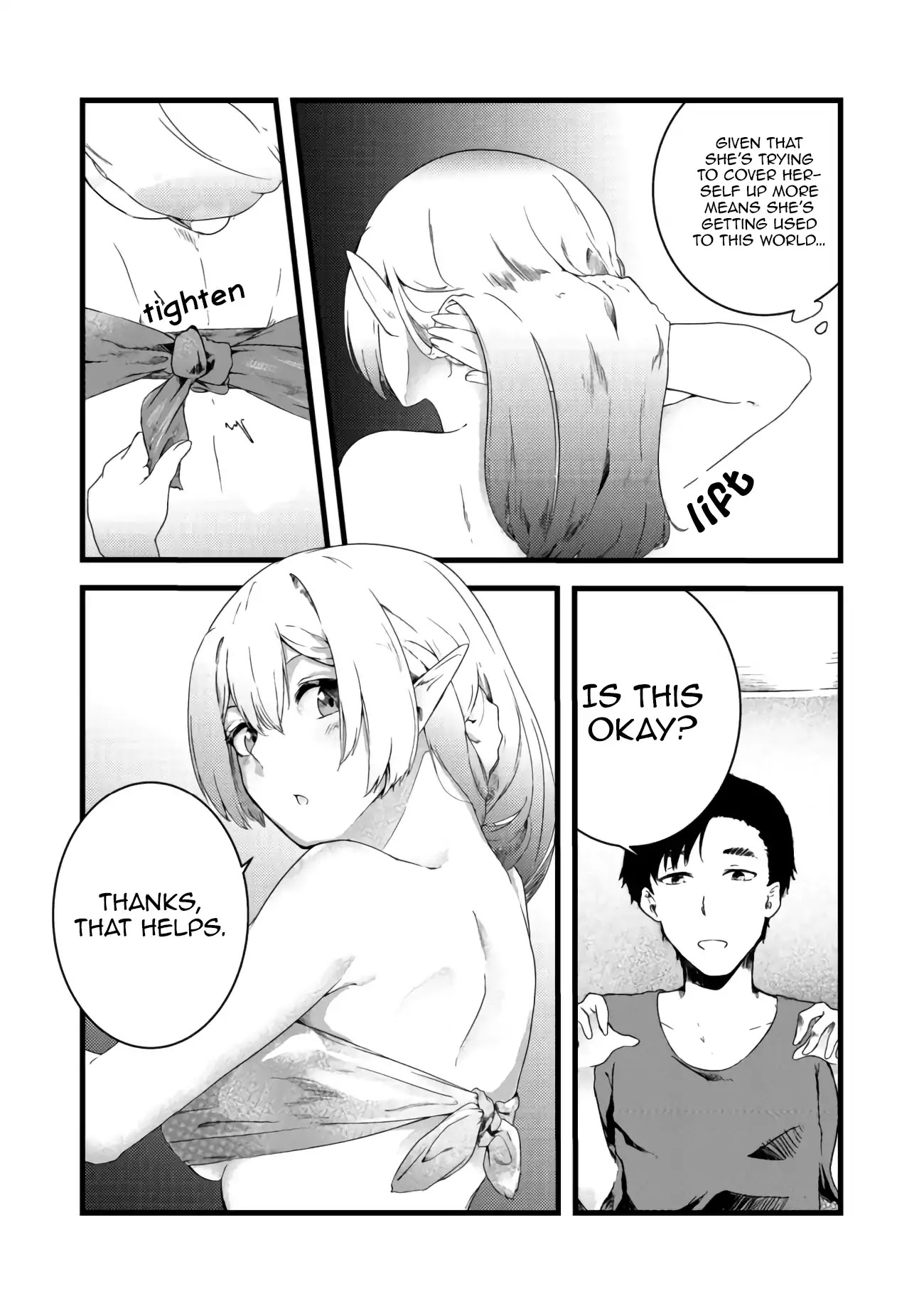 Sharing Life On A Deserted Island With An Elf chapter 4 page 4