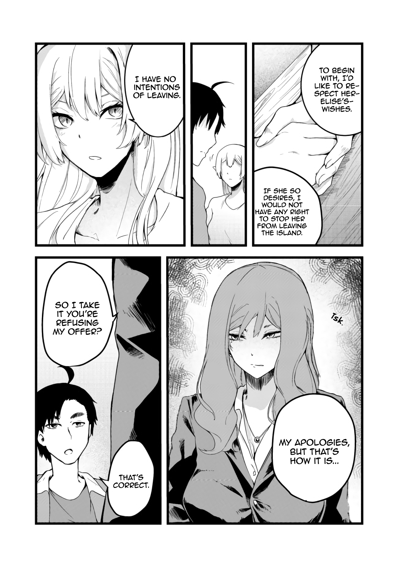 Sharing Life On A Deserted Island With An Elf chapter 5 page 8