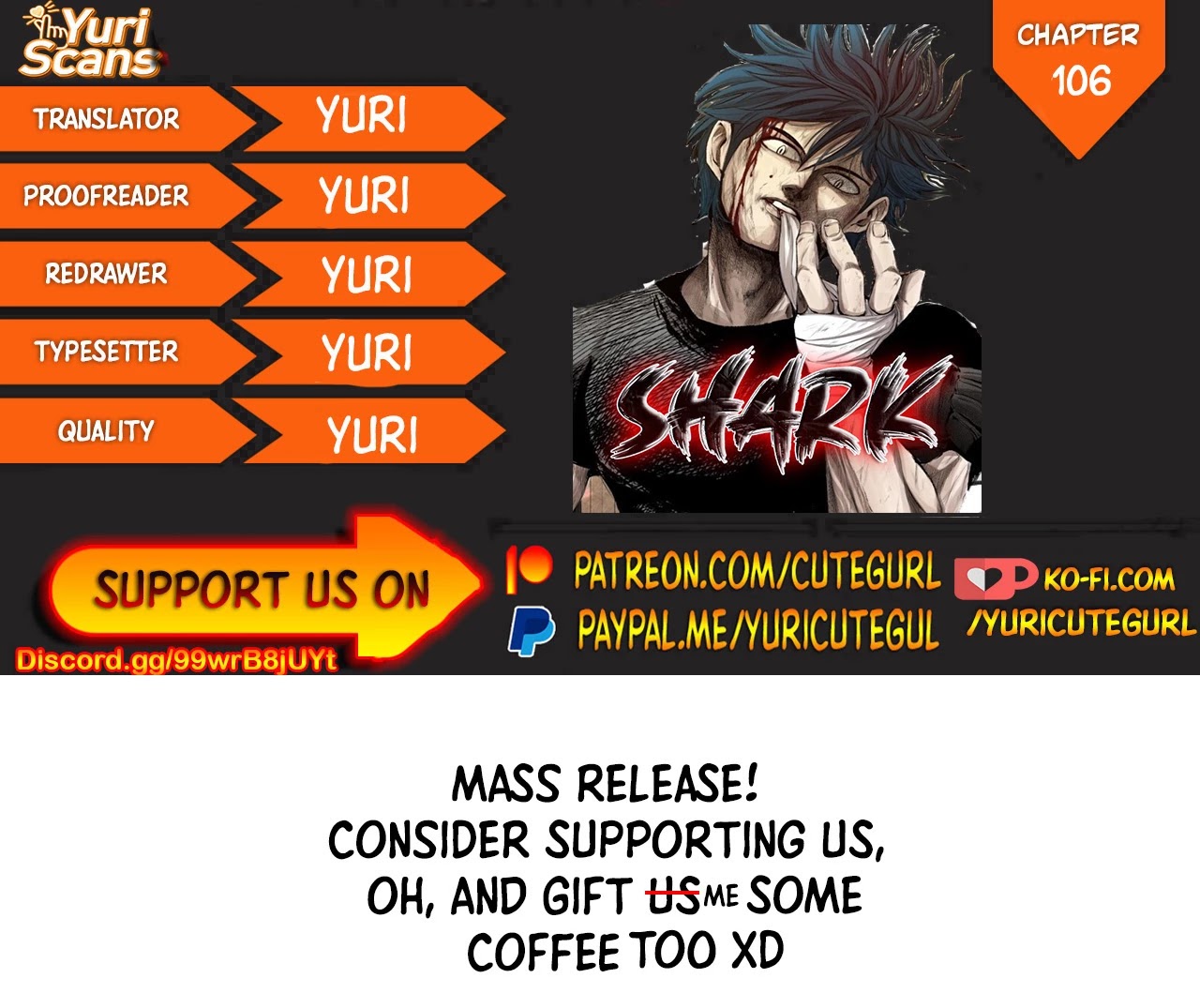 Shark chapter 106 page 1