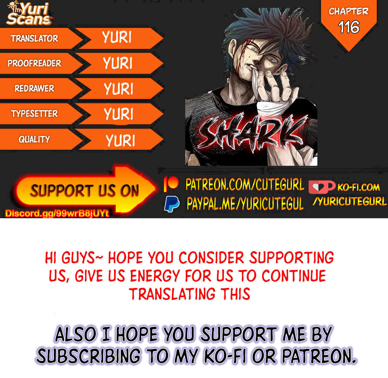 Shark chapter 116 page 1