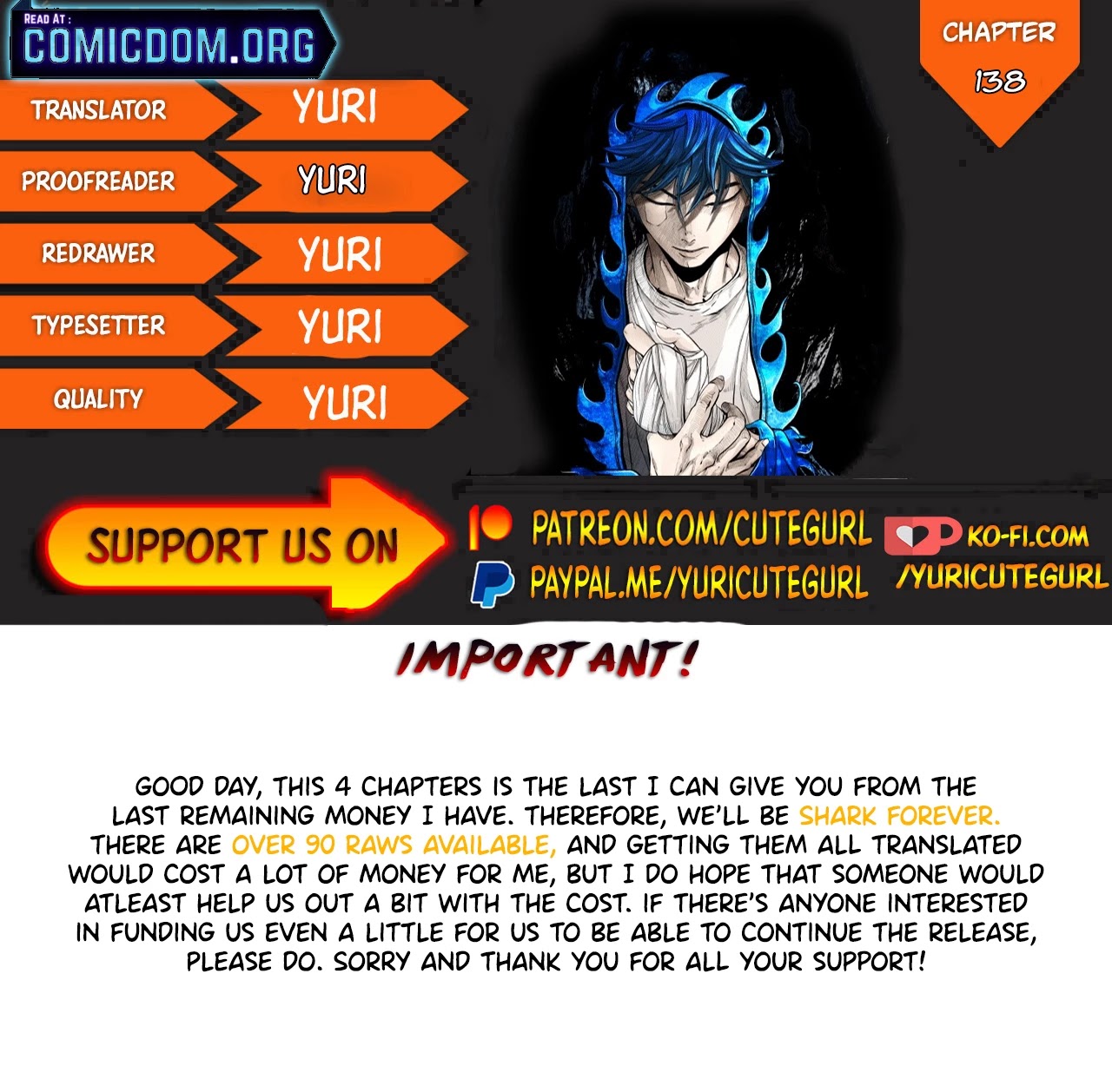 Shark chapter 138 page 1