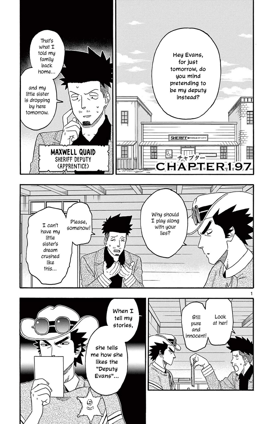 Sheriff Evans' Lies chapter 197 page 1