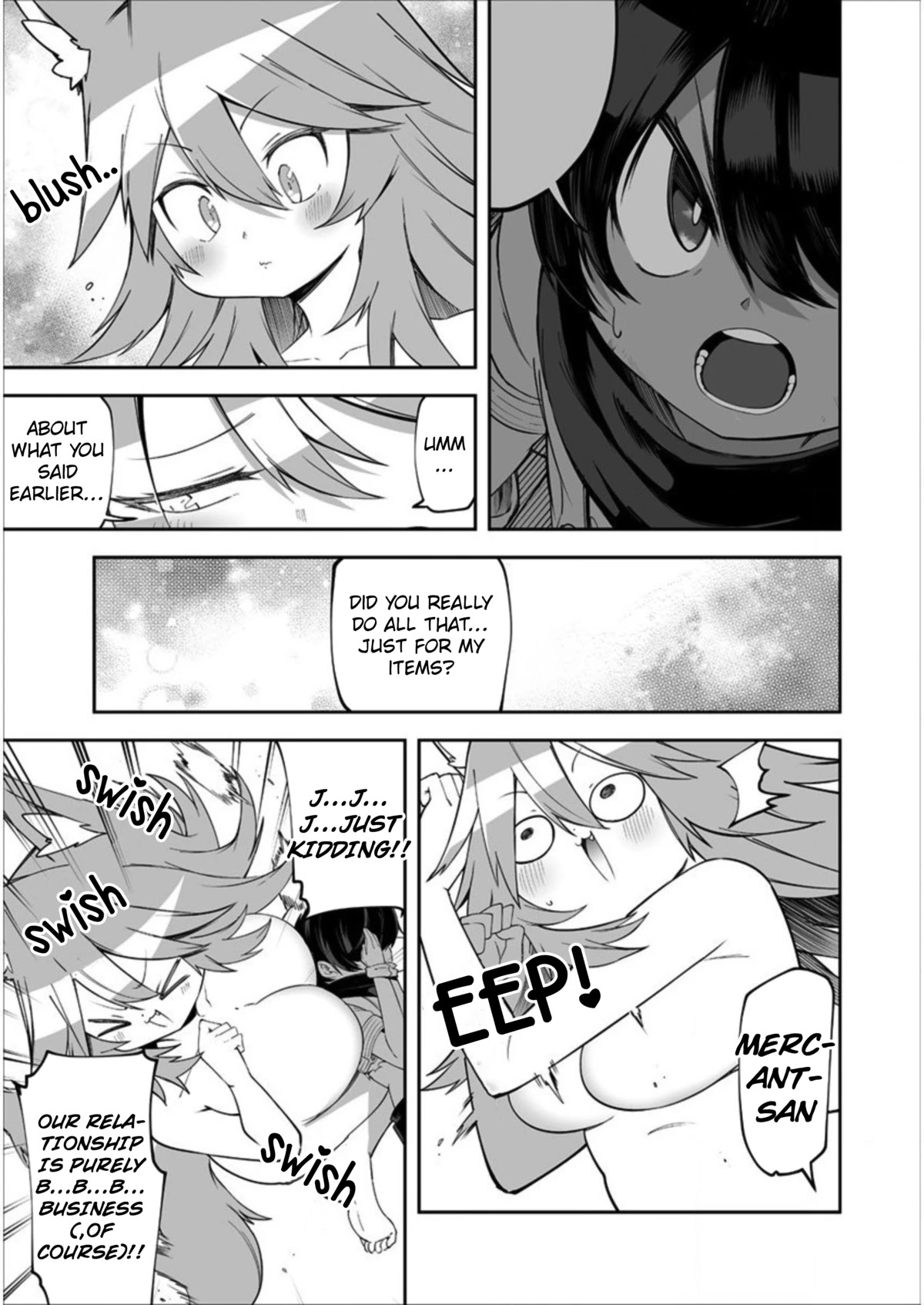 Shiboritoranaide, Onna Shounin-san chapter 13.2 page 10