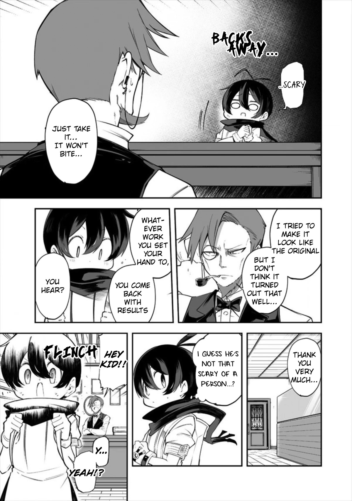 Shiboritoranaide, Onna Shounin-san chapter 14.1 page 9