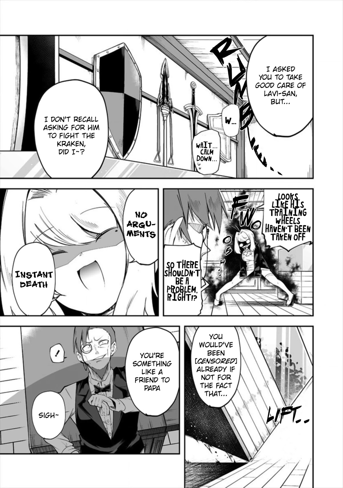 Shiboritoranaide, Onna Shounin-san chapter 14.2 page 3