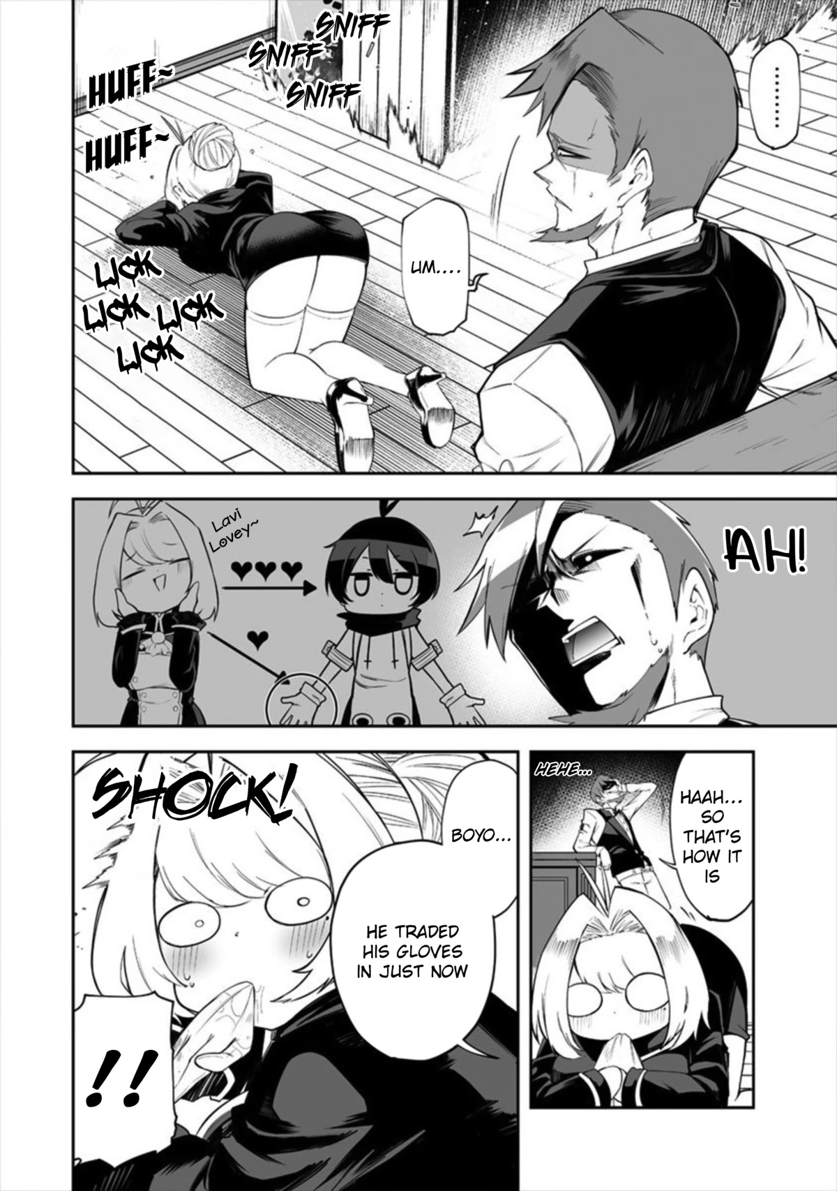 Shiboritoranaide, Onna Shounin-san chapter 14.2 page 6