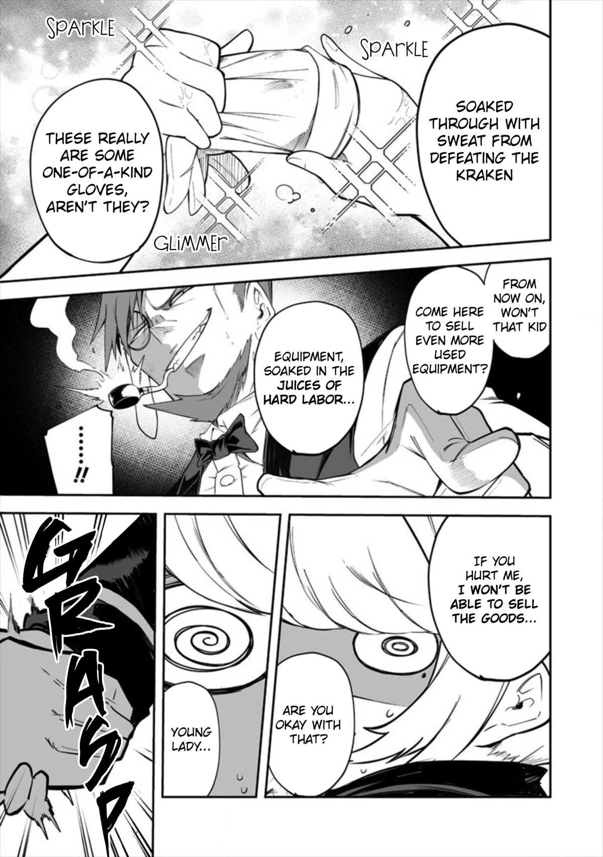 Shiboritoranaide, Onna Shounin-san chapter 14.2 page 7