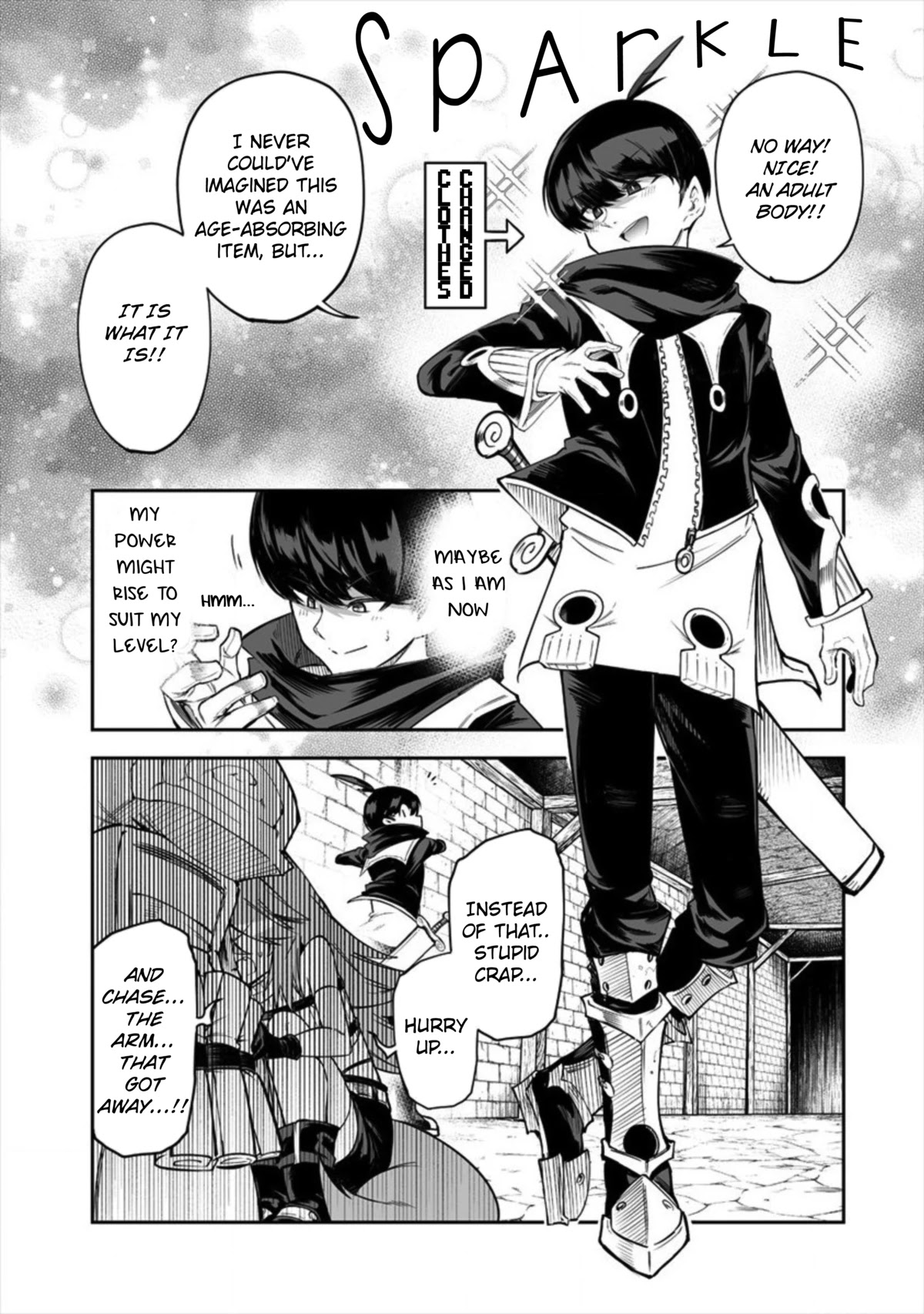 Shiboritoranaide, Onna Shounin-san chapter 16.1 page 9