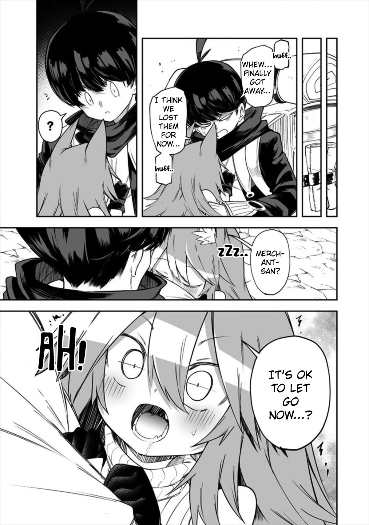 Shiboritoranaide, Onna Shounin-san chapter 16.2 page 8