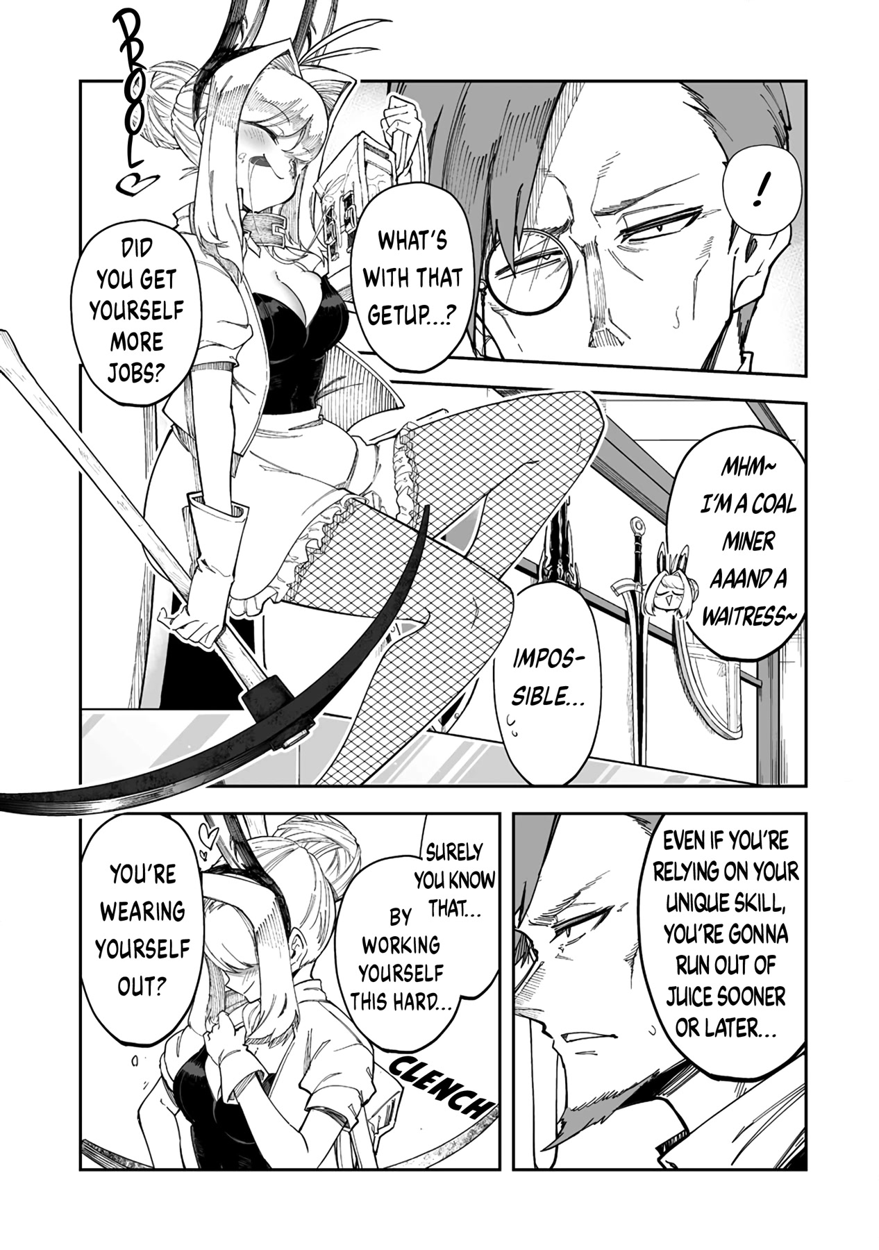 Shiboritoranaide, Onna Shounin-san chapter 35.2 page 1