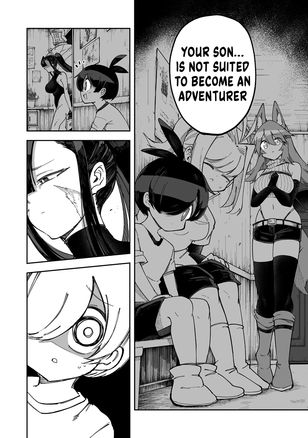 Shiboritoranaide, Onna Shounin-san chapter 37.2 page 4