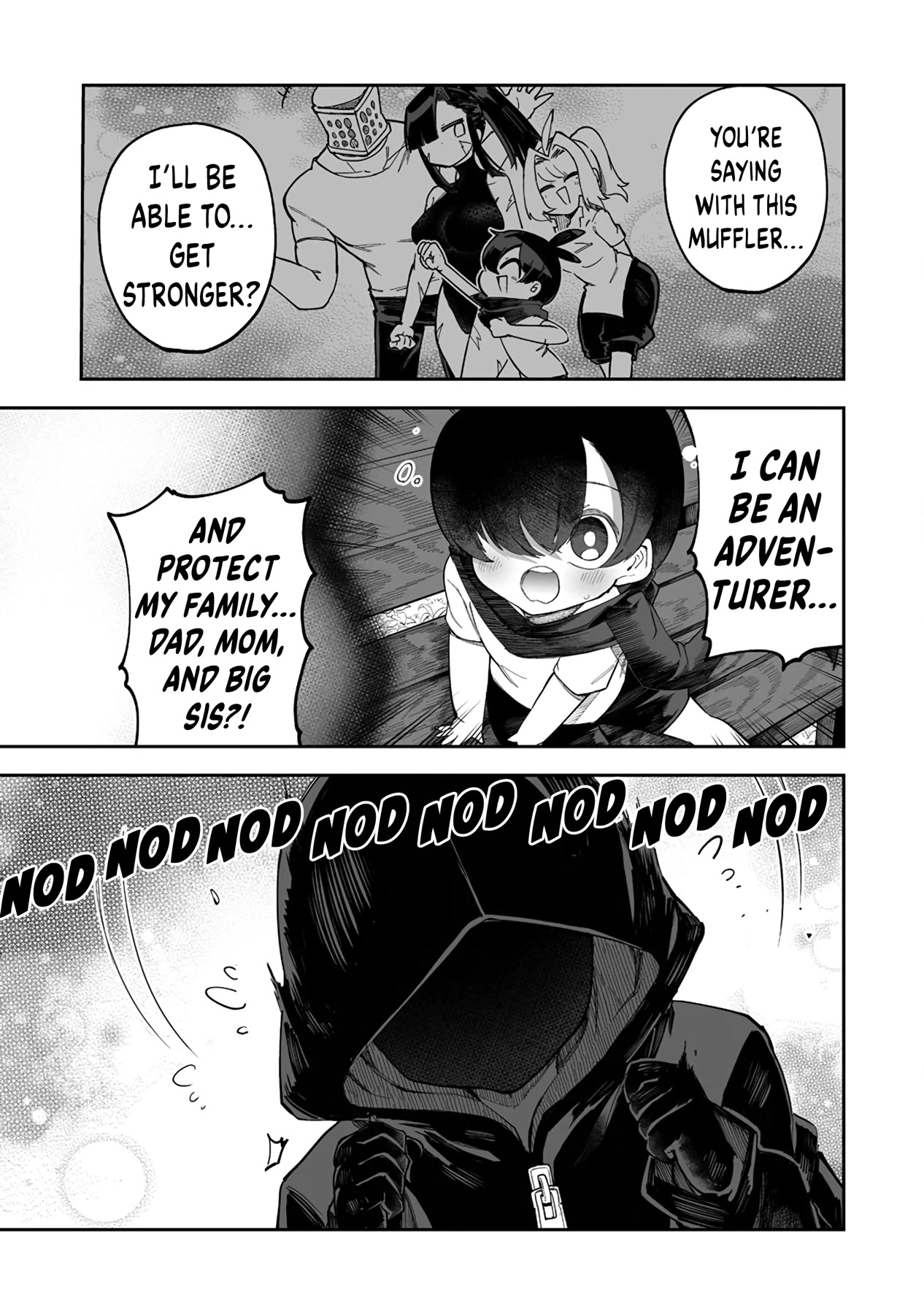 Shiboritoranaide, Onna Shounin-san chapter 38.1 page 9